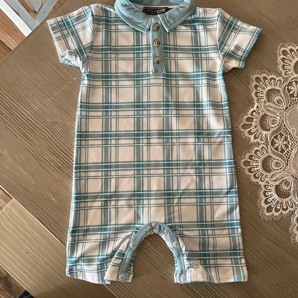 Millie & Maxx Boys Romper